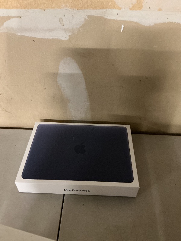 Photo 1 of Apple 2026 MacBook Neo 13-inch Laptop with A18 Pro chip: Built for AI and Apple Intelligence, Liquid Retina Display, 8GB Unified Memory, 256GB SSD Storage, 1080p FaceTime HD Camera; Indigo