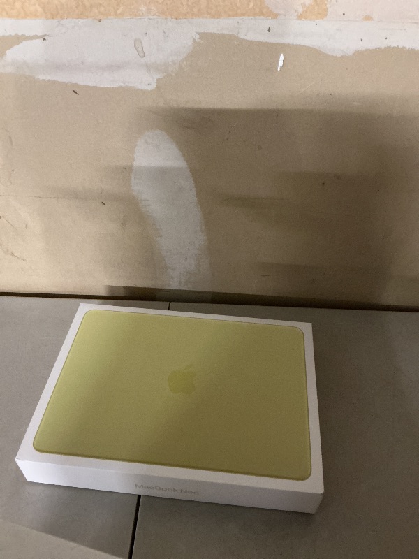 Photo 1 of Apple 2026 MacBook Neo 13-inch Laptop with A18 Pro chip: Built for AI and Apple Intelligence, Liquid Retina Display, 8GB Unified Memory, 512GB SSD Storage, 1080p FaceTime HD Camera, Touch ID; Citrus