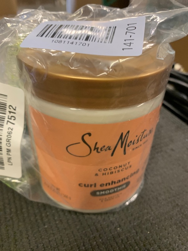 Photo 1 of SheaMoisture Curl Enhancing Smoothie Hair Cream Coconut and Hibiscus for Thick, Curly Hair Sulfate Free and Paraben Free Curl Cream 20 oz