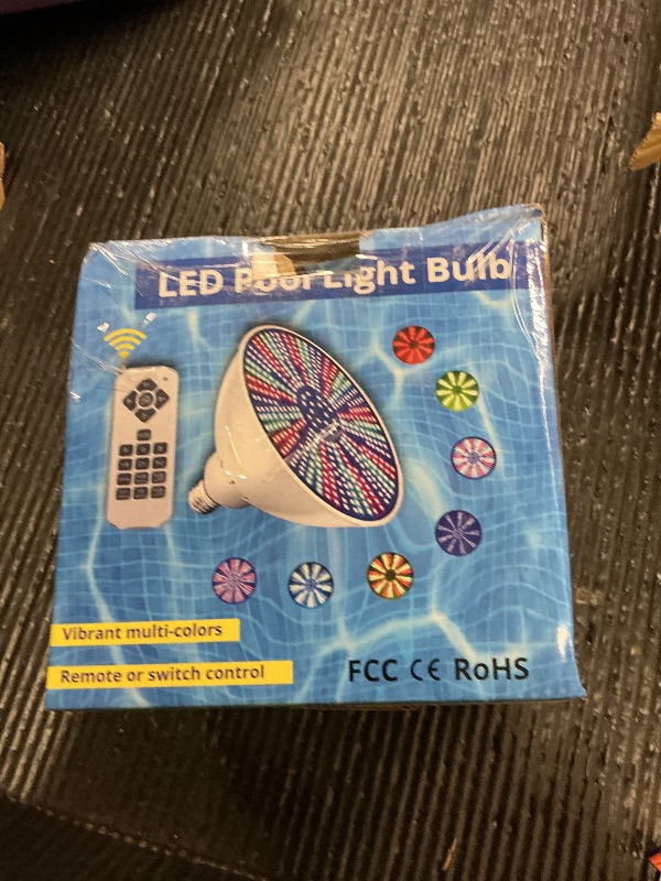 Photo 1 of 120V 50W Pool Lights for Inground Pools, Color Changing Pool Light Bulb with Remote Control, Replacement Bulb for Pentair, Hayward and Other E26 Screw in Type Bulbs