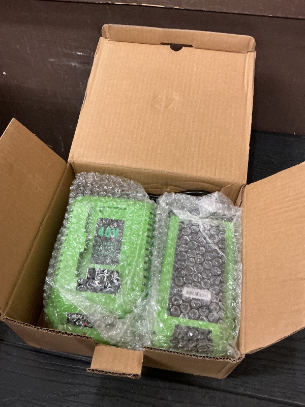 Photo 1 of ANTRobut Replacement for Greenworks 40V Battery and Charger 29482 Compatible with 40V Greenworks Battery 29472 29462 6.5Ah