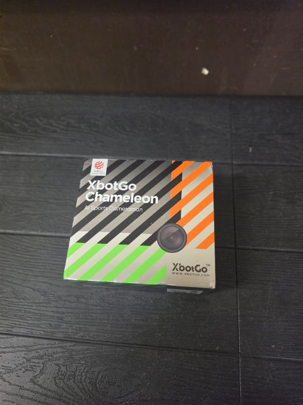 Photo 1 of XbotGo Chameleon AI Auto Sports Action Camera - 4K 60FPS Soccer Camera and Basketball Tracking Camera for Team Sports, Live Streaming, No Subscription, Works with iOS & Android (Lava Graphite)