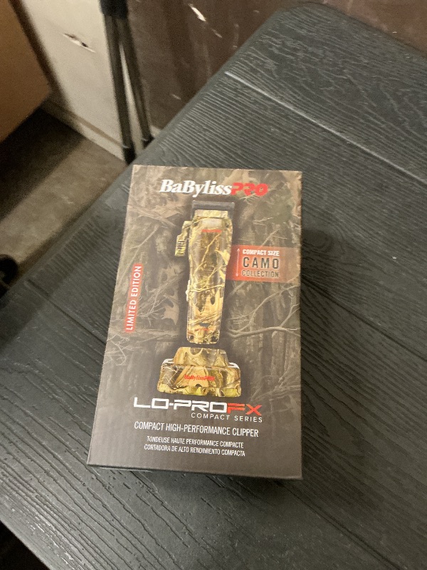 Photo 1 of BaBylissPRO Compact LO-PROFX High Performance Clipper - Camouflage