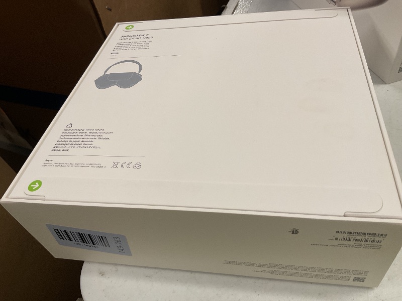 Photo 1 of Apple AirPods Max 2 Wireless Over-Ear Headphones, Active Noise Cancellation, Adaptive Audio, Personalized Spatial Audio, Live Translation, Bluetooth Headphones for iPhone – Starlight