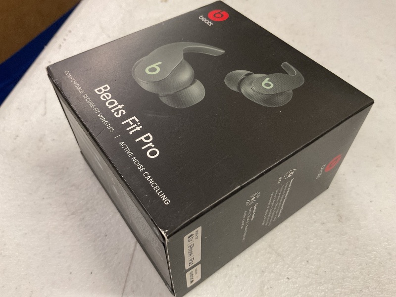 Photo 1 of Beats Fit Pro (1st Gen) - True Wireless Noise Cancelling Earbuds - Active Noise Cancelling - Sweat Resistant Earphones, Compatible with Apple & Android, Class 1 Bluetooth® - Sage Gray
