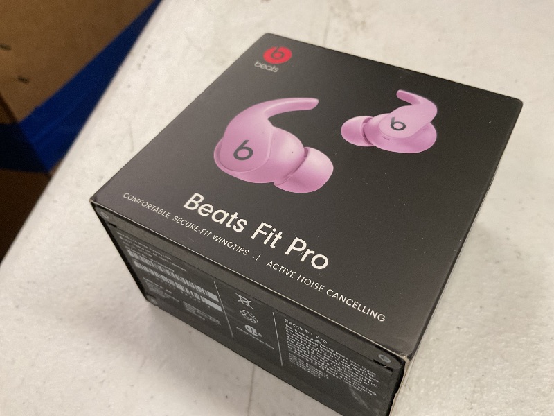 View 2 of Beats Fit Pro (1st Gen) - True Wireless Noise Cancelling Earbuds - Active Noise Cancelling - Sweat Resistant Earphones, Compatible with Apple & Android, Class 1 Bluetooth® - Stone Purple