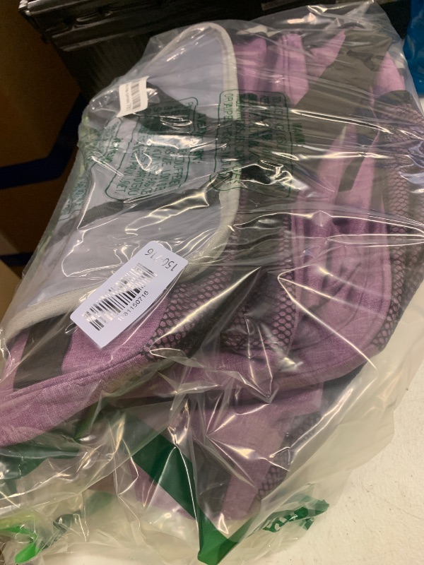 Photo 1 of GMAK Serger Carrying Case, Universal Serger Storage Bag with Base Padding Pad, Storage Pockets, Travel Case with Shoulder Strap for Most Standard Overlock Sewing Machines and Accessories, Purple