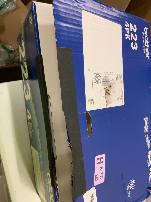 Photo 1 of Brother Genuine Standard-Yield Toner Cartridge Four Pack TN223 4PK - Includes one Cartridge Each of Black, Cyan, Magenta & Yellow Toner, Standard Yield, Model: TN2234PK