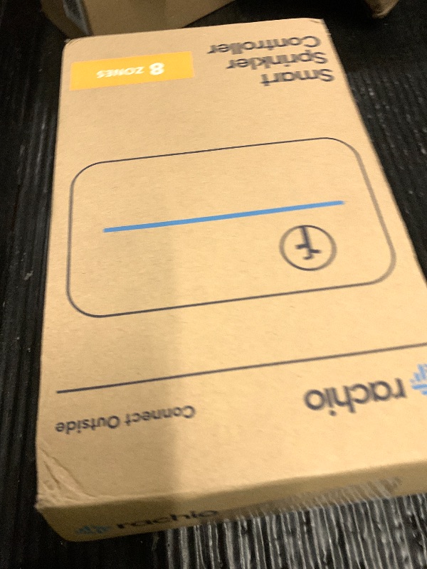 Photo 1 of Rachio WiFi Smart Sprinkler Controller (8-Zone Irrigation Remote Control) – App-Based Scheduling, Local Weather Intelligence, Rain Skips, Easy DIY Install