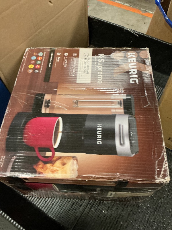 Photo 1 of Keurig K-Supreme Single Serve K-Cup Pod Coffee Maker, MultiStream Technology, 4 Brew Sizes, 66oz Dual-Position Removable Reservoir, Black