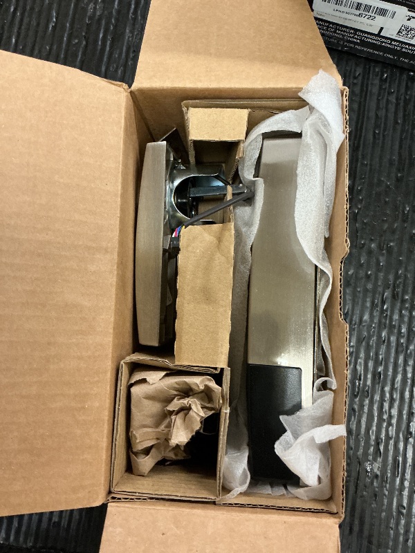 Photo 1 of Schlage Connect Smart Deadbolt Lock with Touchscreen Keypad, Keyless Front Door Entry, Z-Wave Plus Compatible, Satin Chrome, BE469ZP CEN 626