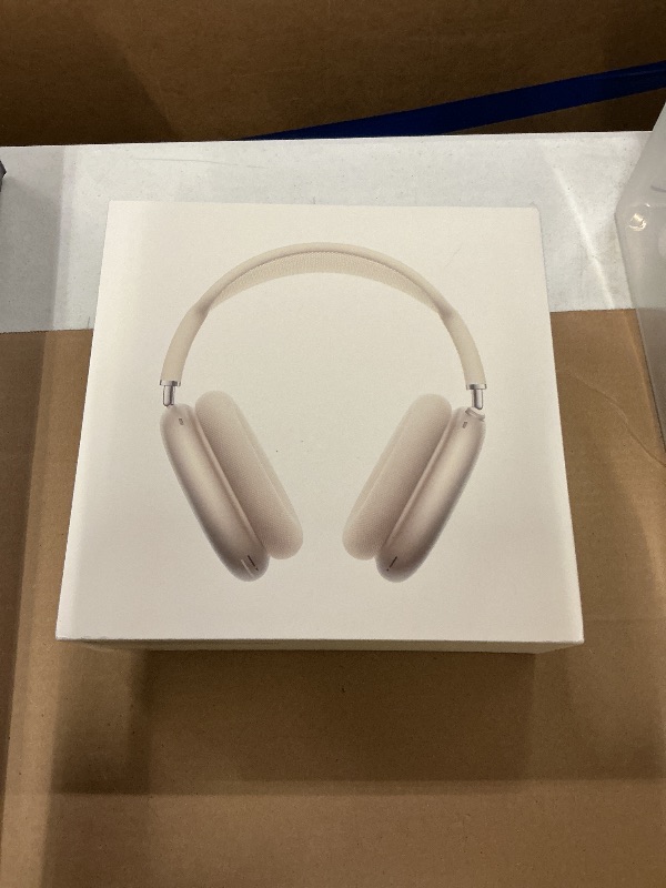 Photo 1 of Apple AirPods Max 2 Wireless Over-Ear Headphones, Active Noise Cancellation, Adaptive Audio, Personalized Spatial Audio, Live Translation, Bluetooth Headphones for iPhone – Starlight