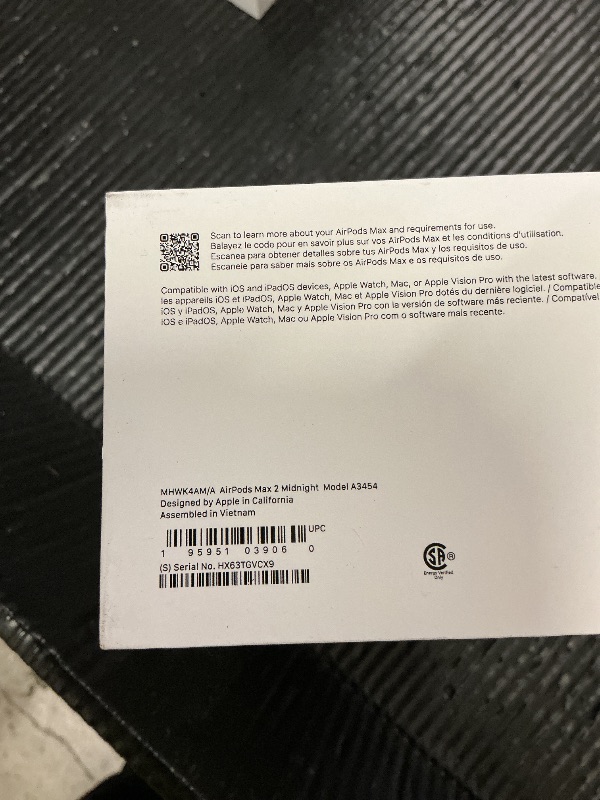 Photo 1 of FACTORY SEALED—  Apple AirPods Max 2 Wireless Over-Ear Headphones, Active Noise Cancellation, Adaptive Audio, Personalized Spatial Audio, Live Translation, Bluetooth Headphones for iPhone – Midnight