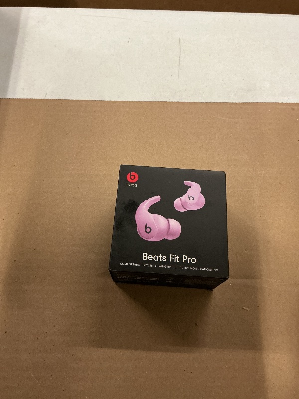 Photo 1 of FACTORY SEALED— Beats Fit Pro (1st Gen) - True Wireless Noise Cancelling Earbuds - Active Noise Cancelling - Sweat Resistant Earphones, Compatible with Apple & Android, Class 1 Bluetooth® - Stone Purple