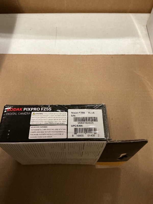 Photo 1 of Kodak PIXPRO FZ55 Digital Camera, Compact Point & Shoot with 16MP Sensor, 5X Optical Zoom, 28mm Wide Angle, 1080p Video, Blue
