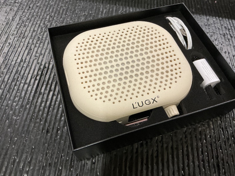 Photo 1 of L'UGX Dust Collector Nail Tech – Compact Nail Dust Collector Profesional with Strong Suction, 10-Speed Turbo Fan, LED Display & Low Noise Nail Dust Cleaner for Home & Salon Use-Stardust Beige