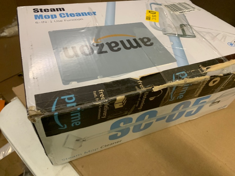 Photo 1 of Steam Cleaner, 6 in1 Rotated Steam Mop Cleaner with 2 Modes, 2 Microfiber Pads, 400ML Removable Tank, 23FT Power Cable, Detachable Steam Mops for Floor, Laminate Floor, Tiles Cleaning (Sapphire Blue)