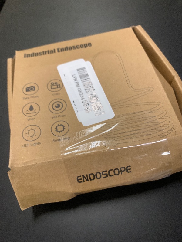 Photo 1 of [Dual-Lens] Endoscope Camera with Light, 1920P HD Borescope with 8+1 Adjustable LED Lights, IP67 Waterproof 16.5FT Semi-Rigid Snake Cord Inspection Camera for iPhone, iPad and Android Phone (Type C)