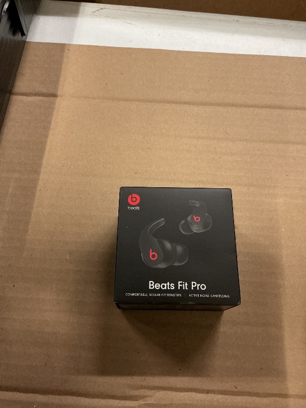 Photo 1 of FACTORY SEALED—- Beats Fit Pro (1st Gen) - True Wireless Noise Cancelling Earbuds - Active Noise Cancelling - Sweat Resistant Earphones, Compatible with Apple & Android, Class 1 Bluetooth®- Beats Black