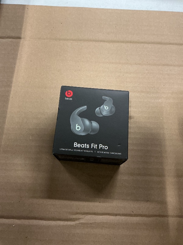 Photo 1 of Beats Fit Pro (1st Gen) - True Wireless Noise Cancelling Earbuds - Active Noise Cancelling - Sweat Resistant Earphones, Compatible with Apple & Android, Class 1 Bluetooth® - Sage Gray