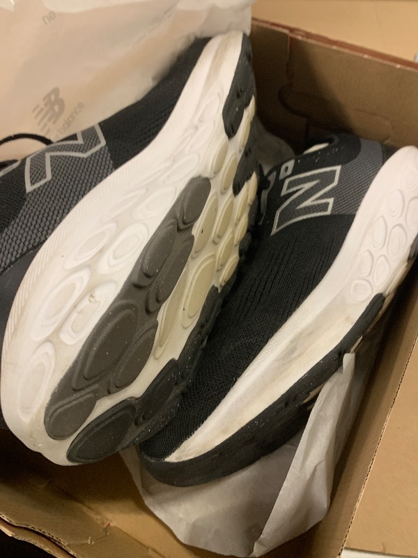 Photo 1 of New Balance Men's Fresh Foam 520 V9 Running Shoe, Black/Castlerock/Silver Metallic, 10.5 XW