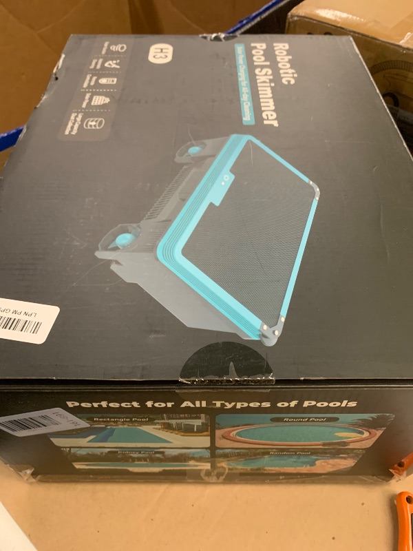 Photo 1 of 2026 Updated Over-Ground Robotic Pool Cleaner,Solar Powered Pool Vacuum,24H/7D Continuous Cleaning, 180-um, 3L Filtration Basket,APP Support, Pool Skimmer Robot (APP Support-Update)