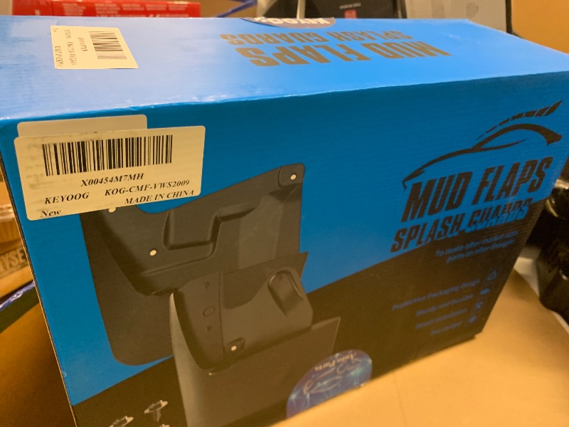 Photo 1 of KEYOOG Front & Rear Mud Flaps Splash Guards Fit for 2021-2023 Volks-wagen Id.4, Not Fit the Model with Side Body Kits (Ground Kits) or Body Modifications,4-Pc Set Mud Guards Splash Guard Black