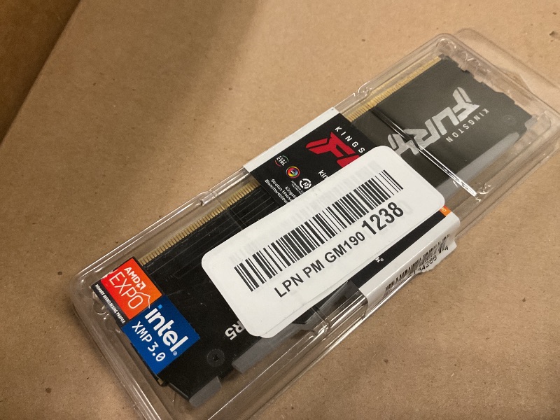 Photo 1 of Kingston FURY Beast RGB 8GB 6000MT/s DDR5 CL30 Desktop Memory | AMD EXPO | Single Module | KF560C30BBEA-8