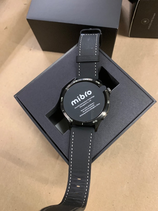 View 3 of mibro GT Smart Watch for Men Women, 1.43" AMOLED, 8-Day Battery, AI Voice Assistant & Bluetooth Call, GPS, 5ATM Waterproof, Heart Rate and Sleep Fitness Tracker for Android & iPhone(Black)