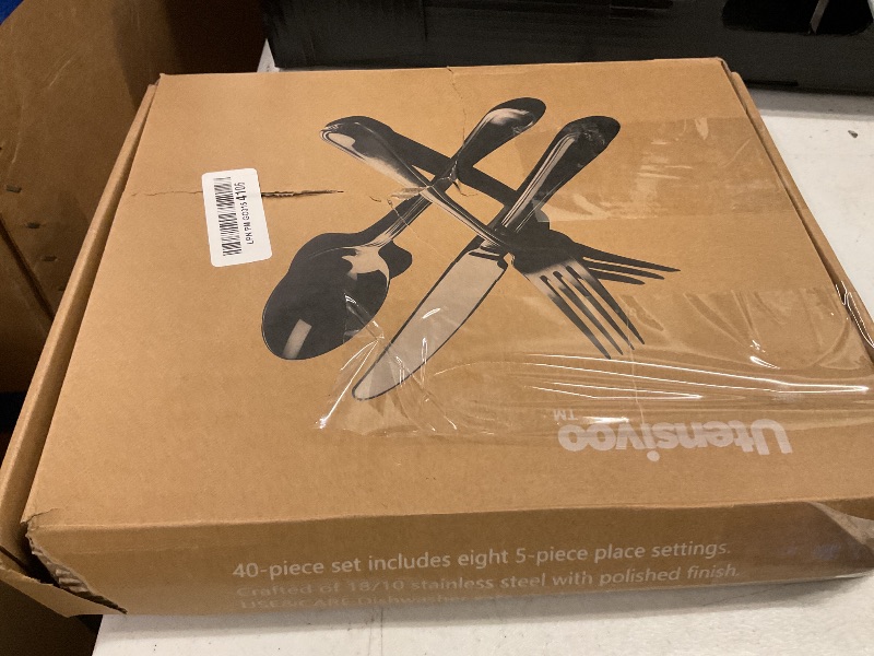Photo 1 of 65-Piece Silverware Set with Serving Utensils for 12?Understated Flatware Set 18/10 Stainless Steel?Fine Cutlery Set with Forks, Knives, Spoons?Durable and Elegant Design Tableware?Dishwasher Safe