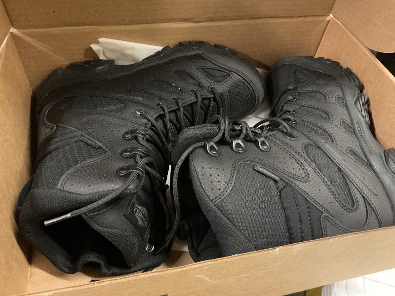Photo 1 of Merrell Men’s Moab 3 8” Zip Tactical Waterproof Boots, Durable & Comfortable Coated Leather Combat Hiking Shoes, Black, 7