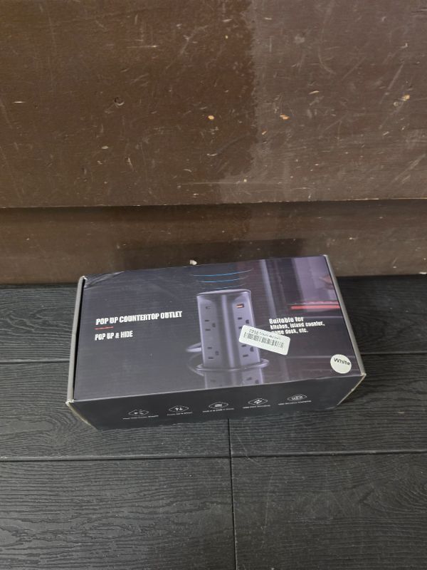 Photo 1 of ANNQUAN 3" Pop Up Countertop Receptacle with 4 USB Ports 15W Wireless Charger,Max 20W Power Delivery Pop Up Outlet for Home Office Kitchen (ETL Listed)