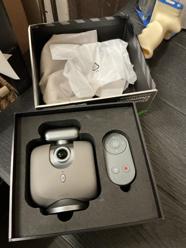 Photo 1 of XbotGo Chameleon AI Auto Sports Action Camera - 4K 60FPS Soccer Camera and Basketball Tracking Camera for Team Sports, Live Streaming, No Subscription, Works with iOS & Android (Lava Graphite)