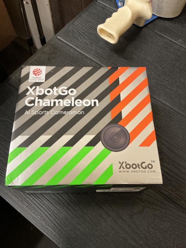 Photo 1 of XbotGo Chameleon AI Auto Sports Action Camera - 4K 60FPS Soccer Camera and Basketball Tracking Camera for Team Sports, Live Streaming, No Subscription, Works with iOS & Android (Lava Graphite)