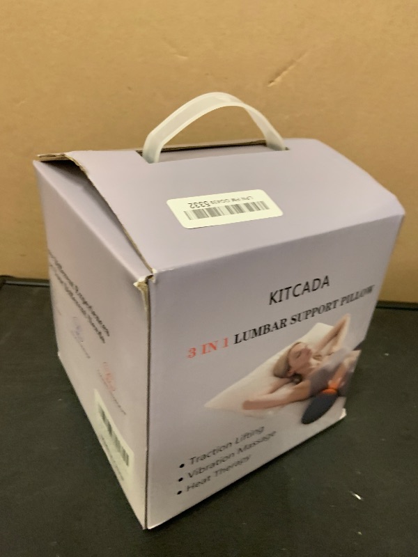 Photo 1 of KITCADA Triple Fusion Back Massager with Heat-Sciatica Pain Relief & Spine Decompression Device, Deep Tissue Massager for Lower Back Pain, Office Chair and Home Use for Chronic Sufferers