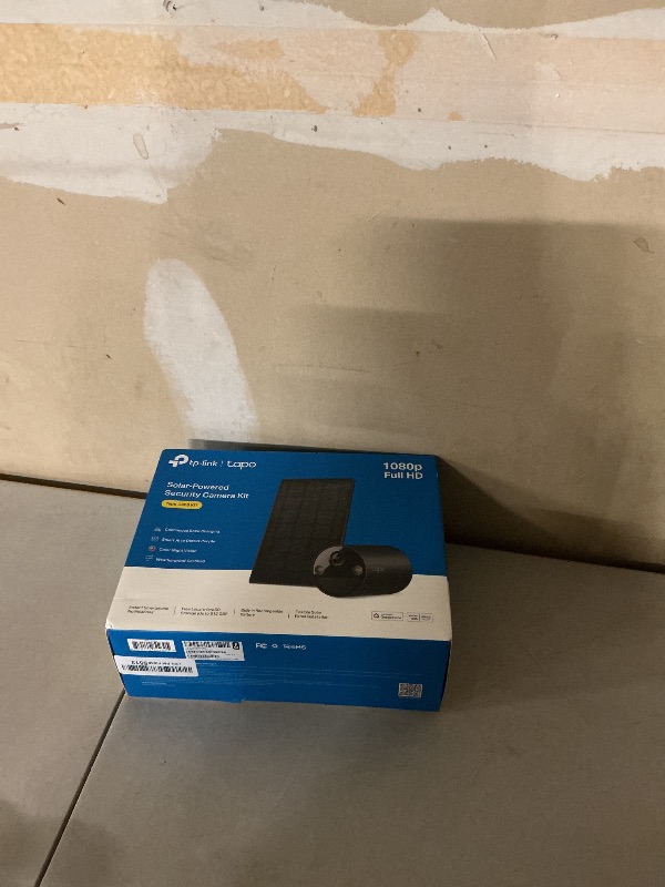 Photo 1 of Tapo SolarCam 1080p Outdoor Wireless Security Camera - Battery Power with Solar, Person Detection, Subscription-Free Local Storage or Optional Cloud, Works with Alexa & Google Assistant, C403 KIT