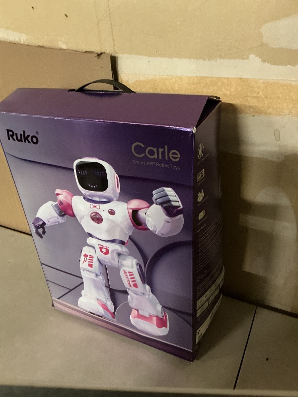 Photo 1 of Ruko 1088 Smart Robot Toys for Kids, Large STEM Programmable Interactive RC Robot with Voice Control, App Control, Gifts for Boys & Girls Age 4 5 6 7 8 9, Pink