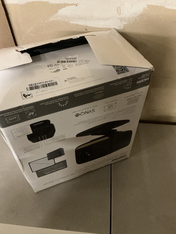 Photo 1 of Miroir L810S Pro Smart 1080p Portable Projector – Android TV Streaming, Auto Focus, Dual 10W Speakers, HDMI/USB-C, Wi-Fi/Bluetooth, 200” Display, Home Theater & Outdoor Movie Ready