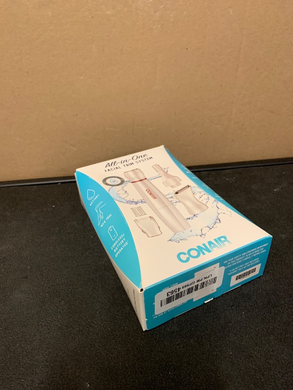 Photo 1 of Conair All-In-1 Facial Hair Removal for Women, Cordless Electric Trimmer, Perfect for Face, Ear/Nose, Eyebrows, and Bikini Lines