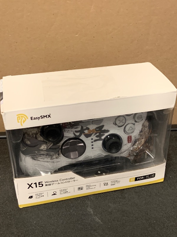 Photo 1 of EasySMX X15 PC Controller - Enhanced Wireless Bluetooth Controller with Hall Joysticks/Hall Triggers/RGB Lighting - No Stick Drift, No Dead Zone - Work for Windows PC, Android, Steam and Switch