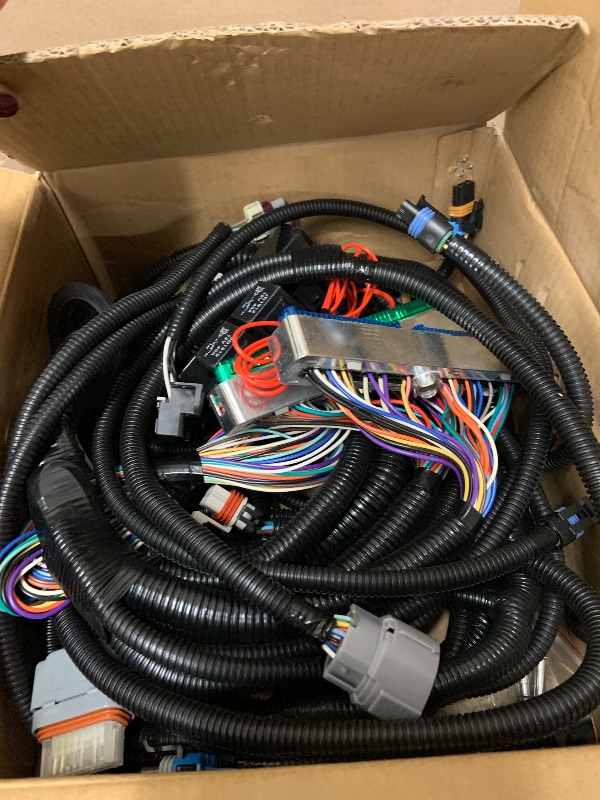 Photo 1 of Standalone Wiring Harness, 4L60E DBW, Green/Blue PCM, Compatible with 1997-2004 GM LS1 Vortec Engine 4.8 5.3 6.0 L, LS Swap Engine Harness, Stand Alone Wire Harness, Drive by Wire Throttle Body