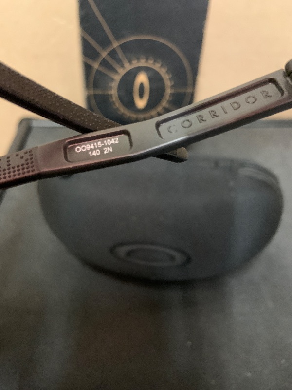 Photo 1 of Oakley OO9415 Corridor Square Sunglasses, Matte Carbon/Prizm Trail Torch, 42 mm
