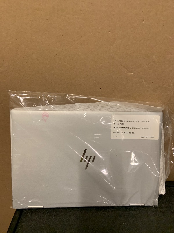 Photo 1 of HP EliteBook 830 G7 Laptop | 13.3" 1920x1080 FHD | Core i5-10310U - 512GB SSD Hard Drive - 16GB RAM | 4 cores @ 4.4 GHz Win 11 Home Silver (Renewed)