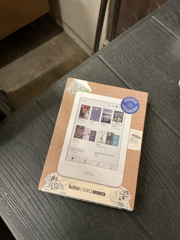 Photo 1 of Kobo Clara Colour | Colour eReader | 6” Glare-Free Colour E Ink Kaleido™ 3 Display | Dark Mode Option | Waterproof | Audiobooks | 16GB of Storage | White