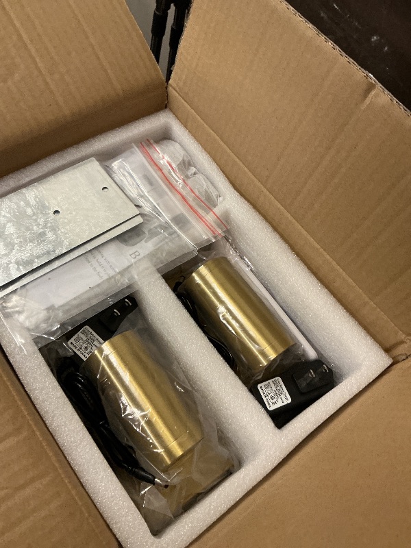 Photo 1 of camuucci Battery Operated Wall Sconces Set of 2 Rechargeable Battery Powered Wall Light with 12000mAh Not Hardwired Dimmable Wall Lamp Fixtures for Bedroom Living Room Gold 20.9 Inches