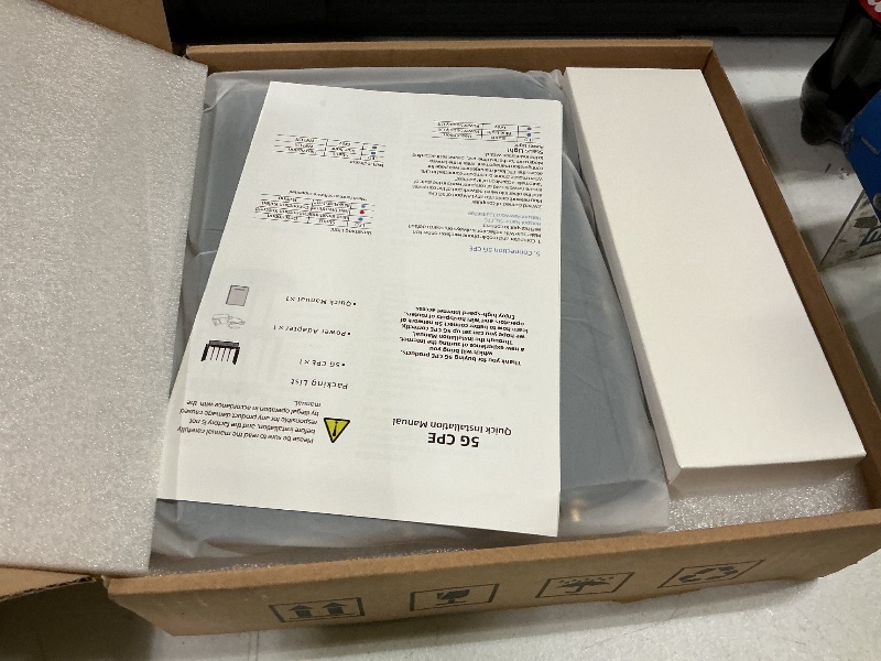 Photo 1 of UOTEK 5G SIM Card Router CPE, WiFi 6 5G Cellular Modem Dual Band NSA SA with SIM Card Slot for Smarthome Office Indoor High Speeed Wireless Router