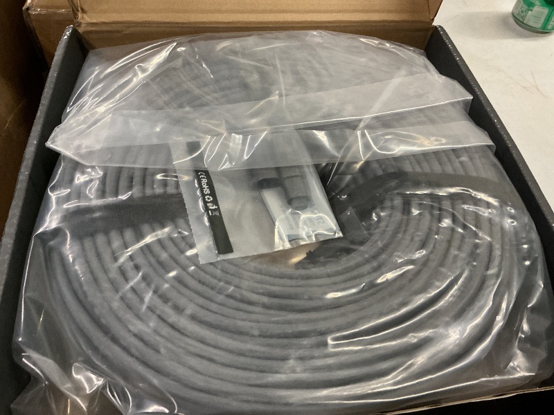 Photo 1 of Klutchtech Starlink Cable 300FT, Starlink Replacement Cable for Standard Actuated Gen 2 Wire Extension V2 with End Caps Waterproof Gray (300FT/91M)