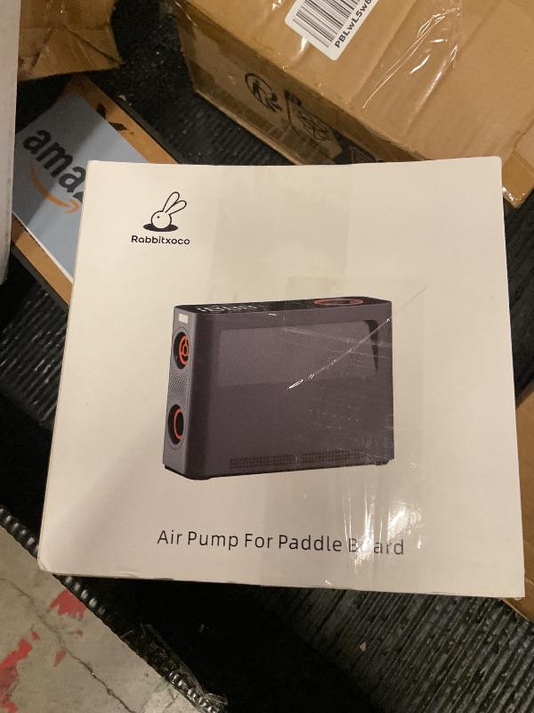 Photo 1 of Paddle Board Pump 150PSI, 4X Electric Rechargeable SUP Pump Inflator Deflator, Auto Off Portable Air Compressor for Tires, Bikes, Inflatables,Tents, Air Mattess, Kayak