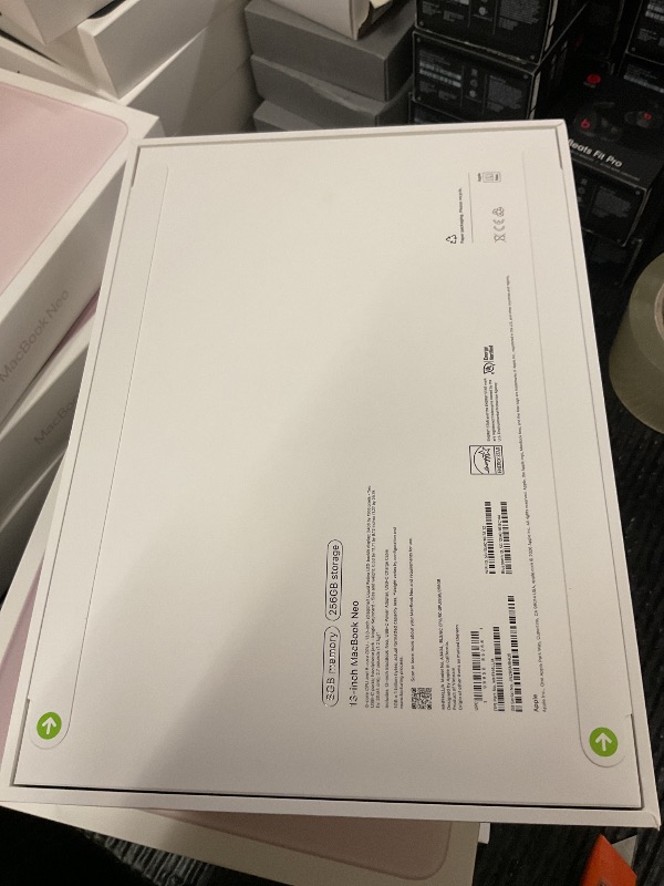 Photo 1 of FACTORY SEALED—- Apple 2026 MacBook Neo 13-inch Laptop with A18 Pro chip: Built for AI and Apple Intelligence, Liquid Retina Display, 8GB Unified Memory, 256GB SSD Storage, 1080p FaceTime HD Camera; Blush