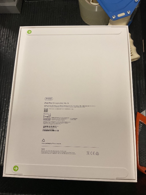 Photo 1 of FACTORY SEALED—- Apple iPad Pro 13-inch (M5): Ultra Retina XDR Display, 512GB, Landscape 12MP Front Camera/12MP Back Camera, LiDAR Scanner, Wi-Fi 7 with Apple N1, Face ID, All-Day Battery Life — Space Black